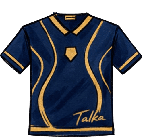 TALKA 'MIDNIGHT' GOLD STRIPE